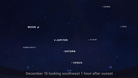 watch the moon shine near venus tonight on its way toward saturn and jupiter space