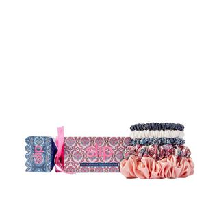 Colourful printed Slip scrunchie set is one of the best beauty gifts for her.