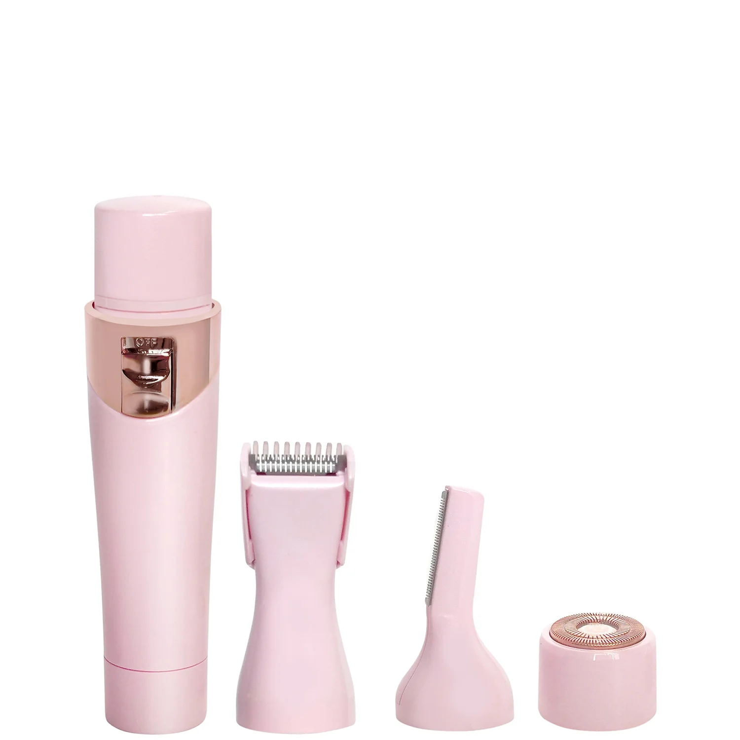Magnitone Fuzzoff 3-In-1 Precision Hair Trimmer Pink