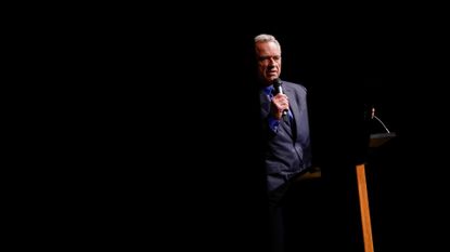 Independent presidential candidate Robert F. Kennedy Jr. speaks during a campaign event