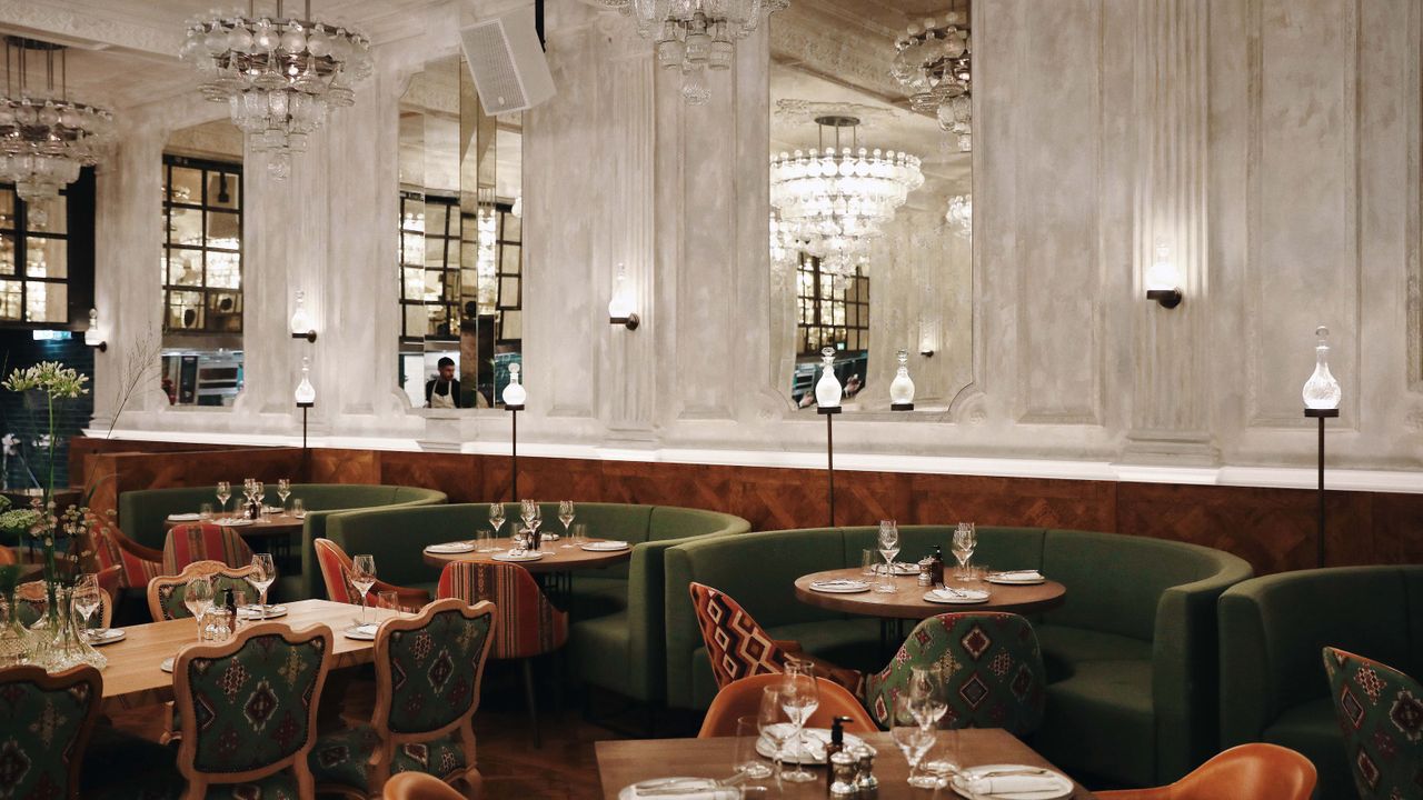 Sucre restaurant interiors in London