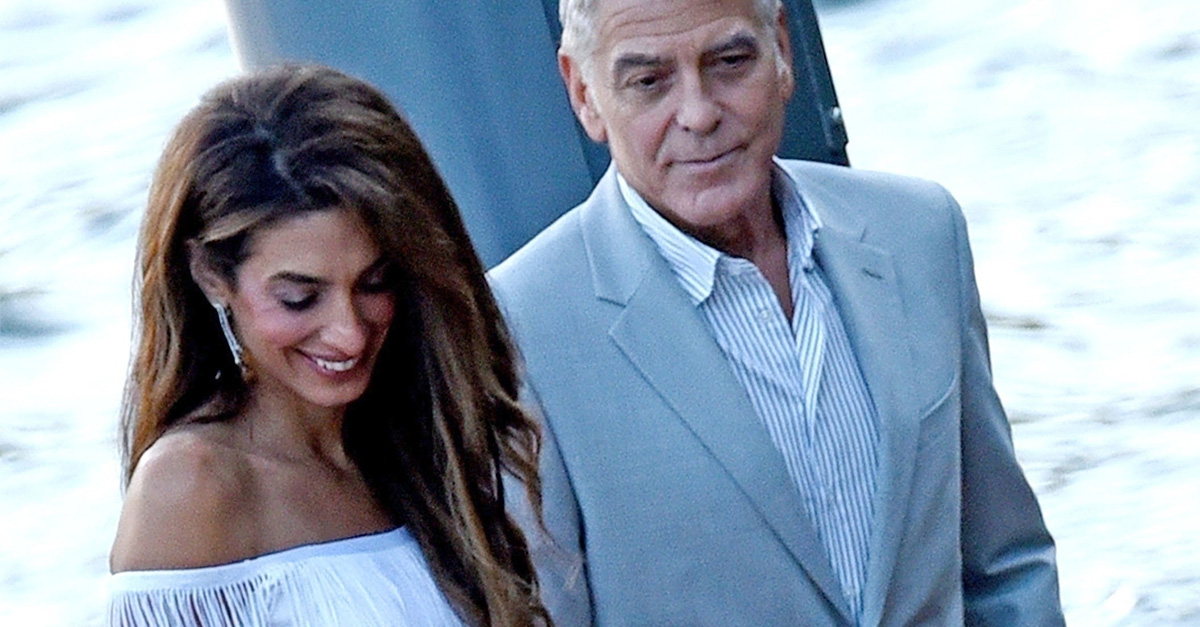 Not Halter, Not Strapless: Amal Clooney Just Wore the Specific Neckline That Always Looks Elegant in Lake Como