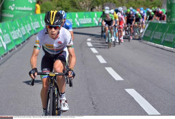 Louis Meintjes (MTN-Qhubeka) launches an attack