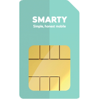 50GB SIM only plan from Smarty | 1-month rolling | 50GB data | Unlimited calls and texts | £15 per month