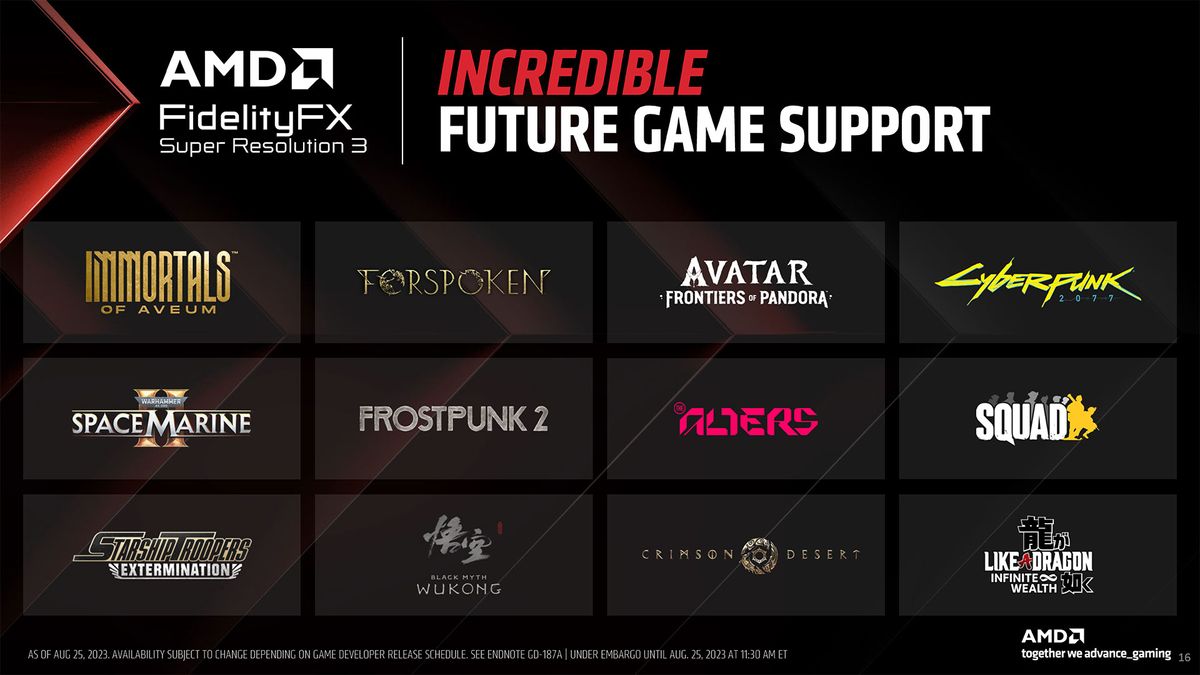 AMD RX 7800 XT 7700 XT Gamescom materials
