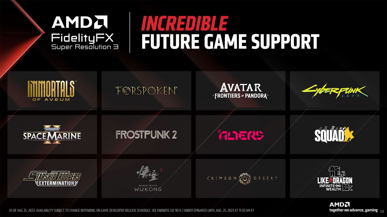 AMD RX 7800 XT 7700 XT Gamescom materials