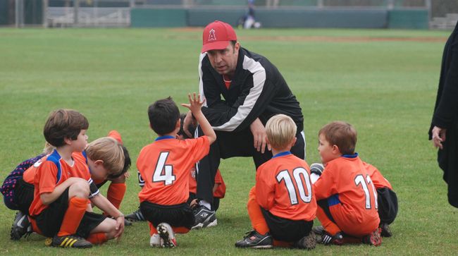 MOJO founder Ben Sherwood coaching his son