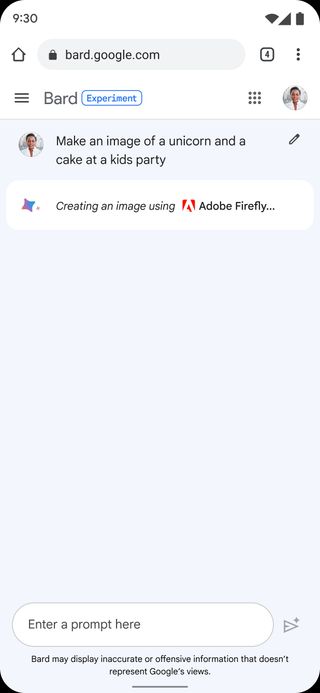 Google Bard and Adobe Firefly
