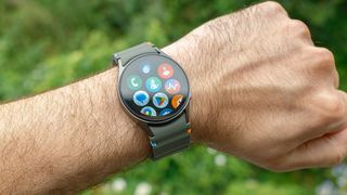 Samsung Galaxy Watch 7 in 40mm on a user's wrist