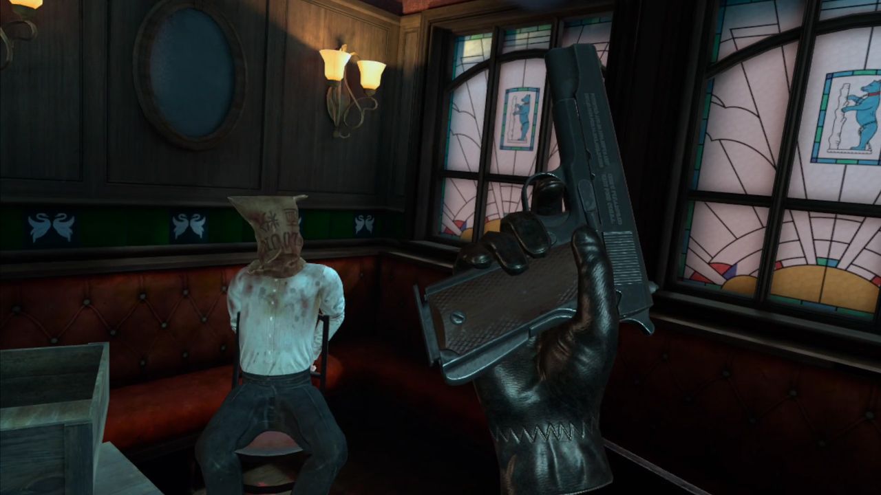 Peaky Blinders The King's Ransom VR screenshot with a decision to kill or not