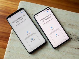 Smart Switch on the Galaxy S9+ and Galaxy S10e