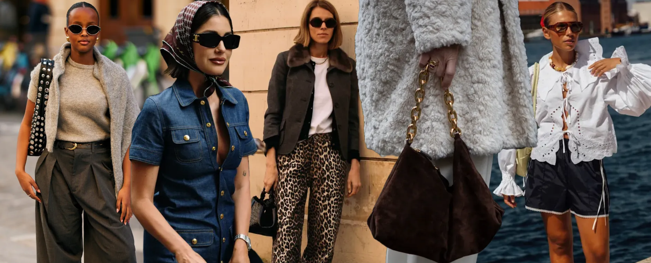 Women wearing transitional trends