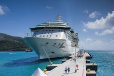 British Virgin Islands, Tortola, Road Town, Cruise Ship Dock, cruiseship