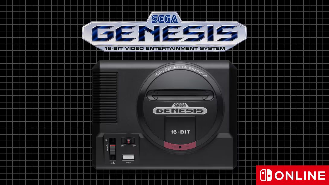 A Sega Genesis console from the Nintendo Switch Online app