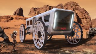 Xabier Albizu, from Spain, was one of the winners in the HP Mars Home Planet Rendering Challenge. They won for their MARS Multi-utility Vehicle as part of the Conceptual Design challenge.