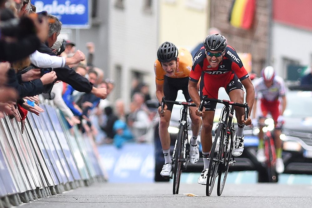 Greg Van Avermaet (BMC) sprinting to victory