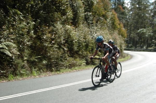 With Morton's performance on Mt Gibraltar he was able to earn himself the KOM prize.