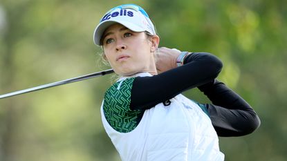 Nelly Korda during the first round of the 2022 Walmart NW Arkansas Championship