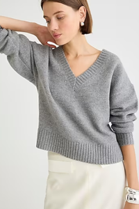 J.Crew Relaxed V-Neck Pullover Sweater | $118 $95 at J.Crew