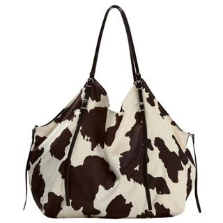 Zara Satin Effect Shopper Bag