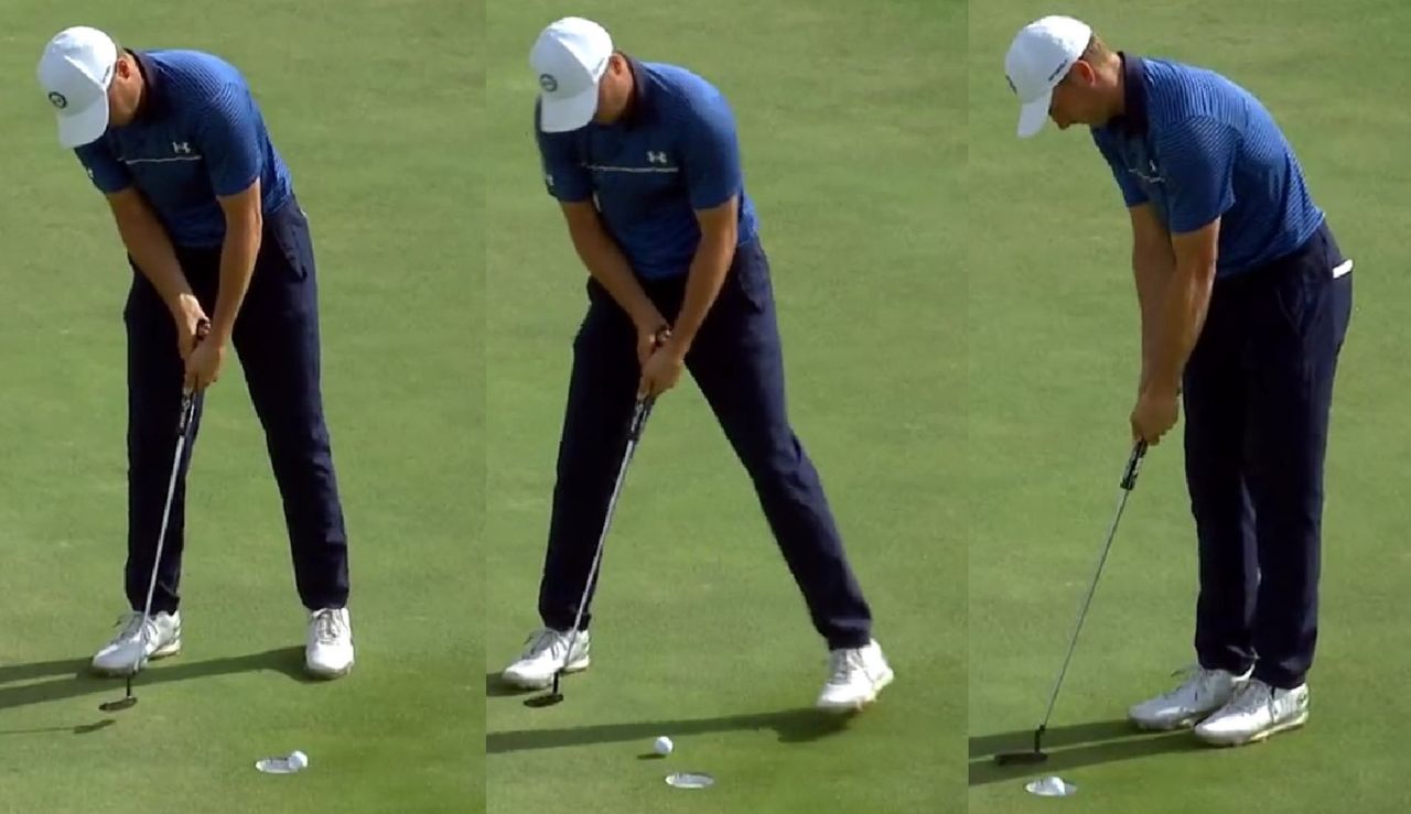 Spieth putts