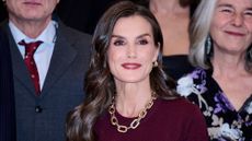 Queen Letizia of Spain attends the XLII "Francisco Cerecedo" Journalism Awards at the Ritz Hotel on November 18, 2025