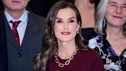 Queen Letizia of Spain attends the XLII "Francisco Cerecedo" Journalism Awards at the Ritz Hotel on November 18, 2025