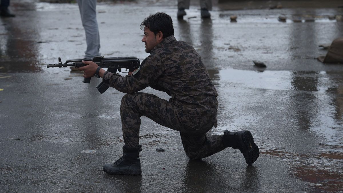 Afghan soldier