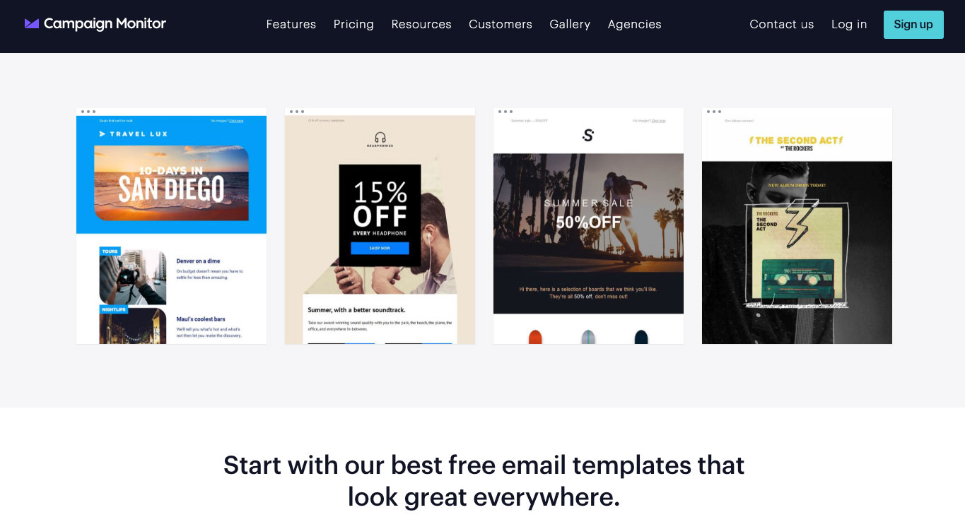 newsletter templates: campaign manager