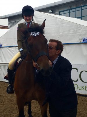 Cash with his breeder