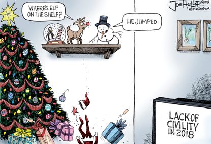 U.S. Christmas elf on the shelf lack of civility 2018