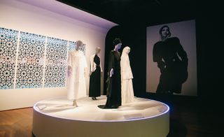 Portraits and selfies alongside the finery give intimate glimpses into how Muslim fashion manifests itself outside of the museum