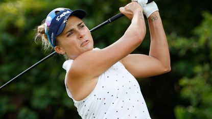 Lexi Thompson takes a shot at the 2023 Dow Great Lakes Bay Invitational