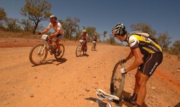 Josh Prete watches his race hopes evaporate.