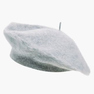 Grey cashmere beret 