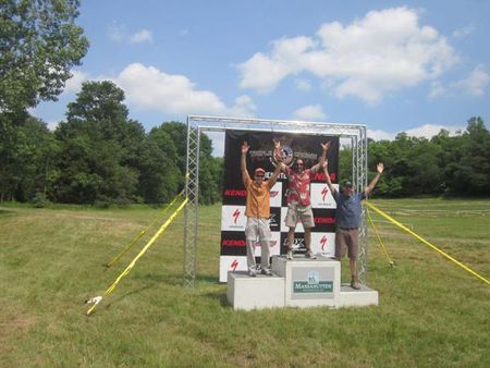 Vet Expert men's podium at the Massanutten Hoo Ha!