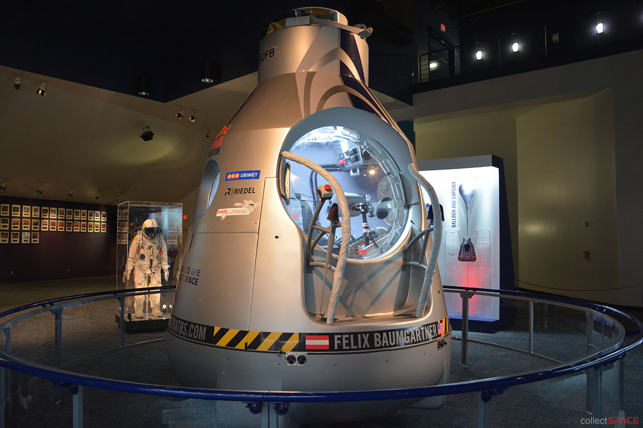 Red Bull Stratos Supersonic Space Jump Suit Capsule On Display Space