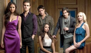 The cast of The Vampire Diaries The CW