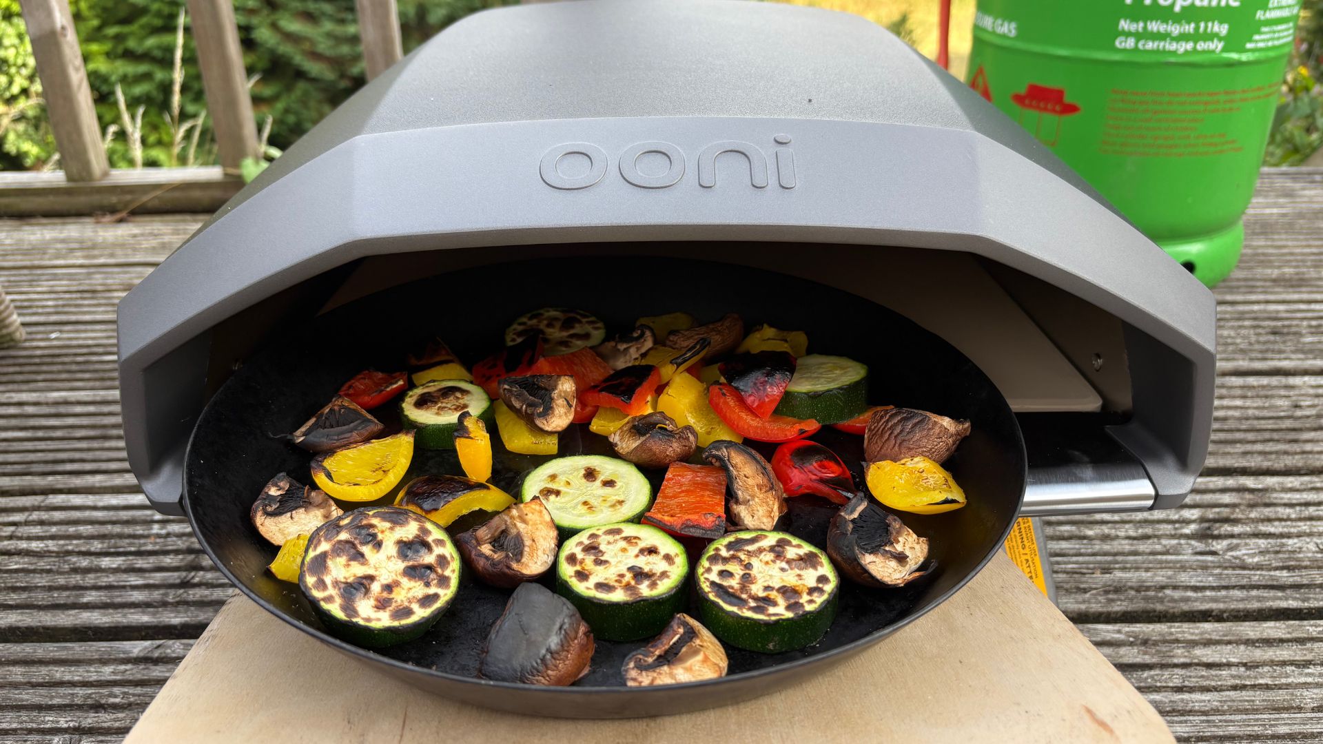 Roasted vegetables in the Ooni Koda 14 2nd Generation