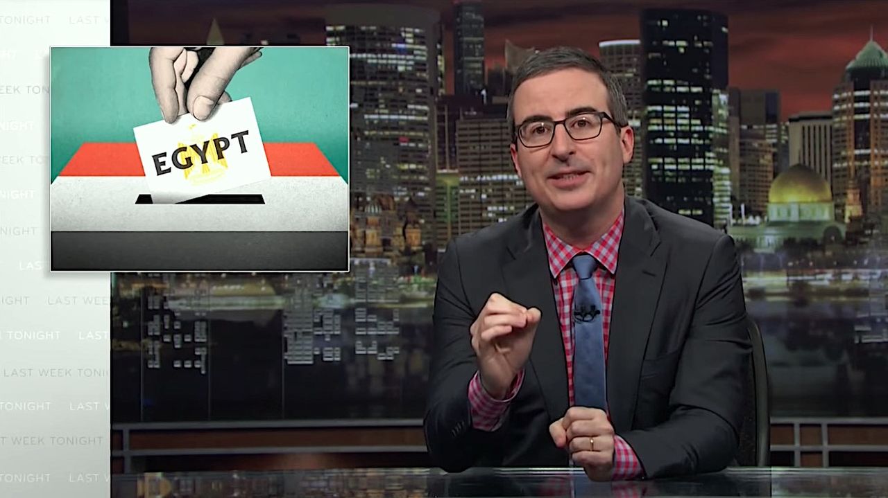 John Oliver on Egyptian presidential vote