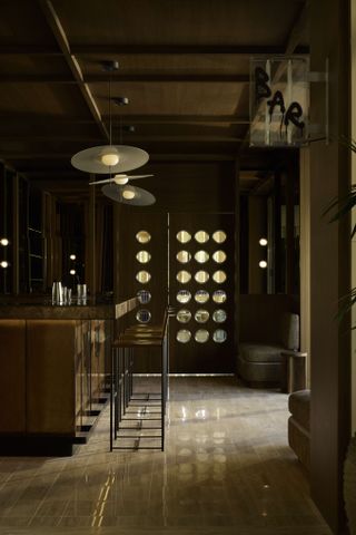 Lobby bar at Ace Hotel & Swim Club Athens