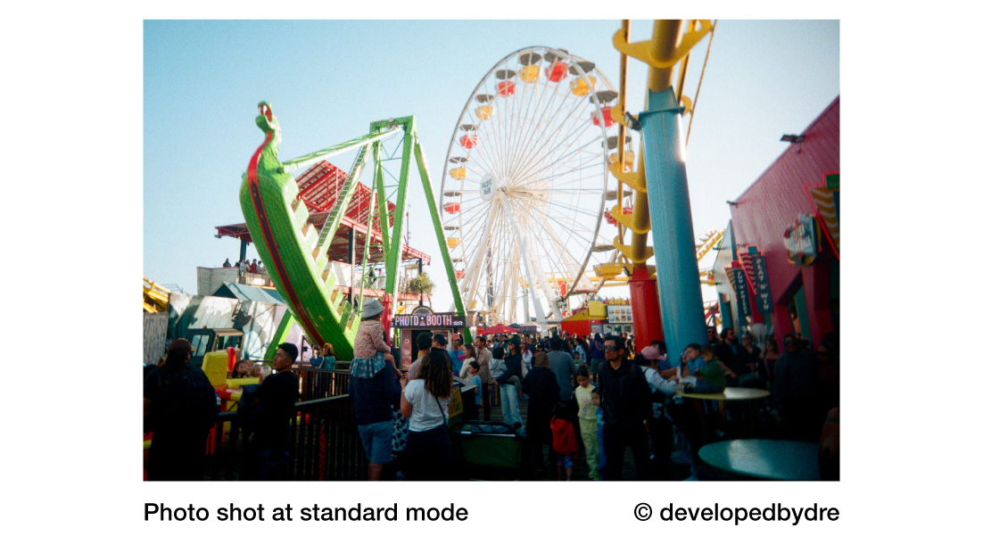 Reto Pano sample image of ferris wheel in fairground