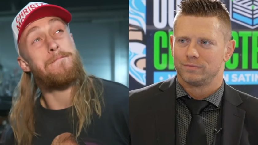 The Miz and George Kittle side by side image