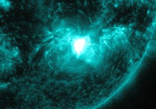 Mid-Level Solar Flare