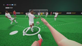BBC 3D World Cup; first person view of a World Cup Scotland goal