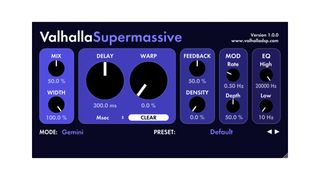Best guitar VST: Valhalla Supermassive