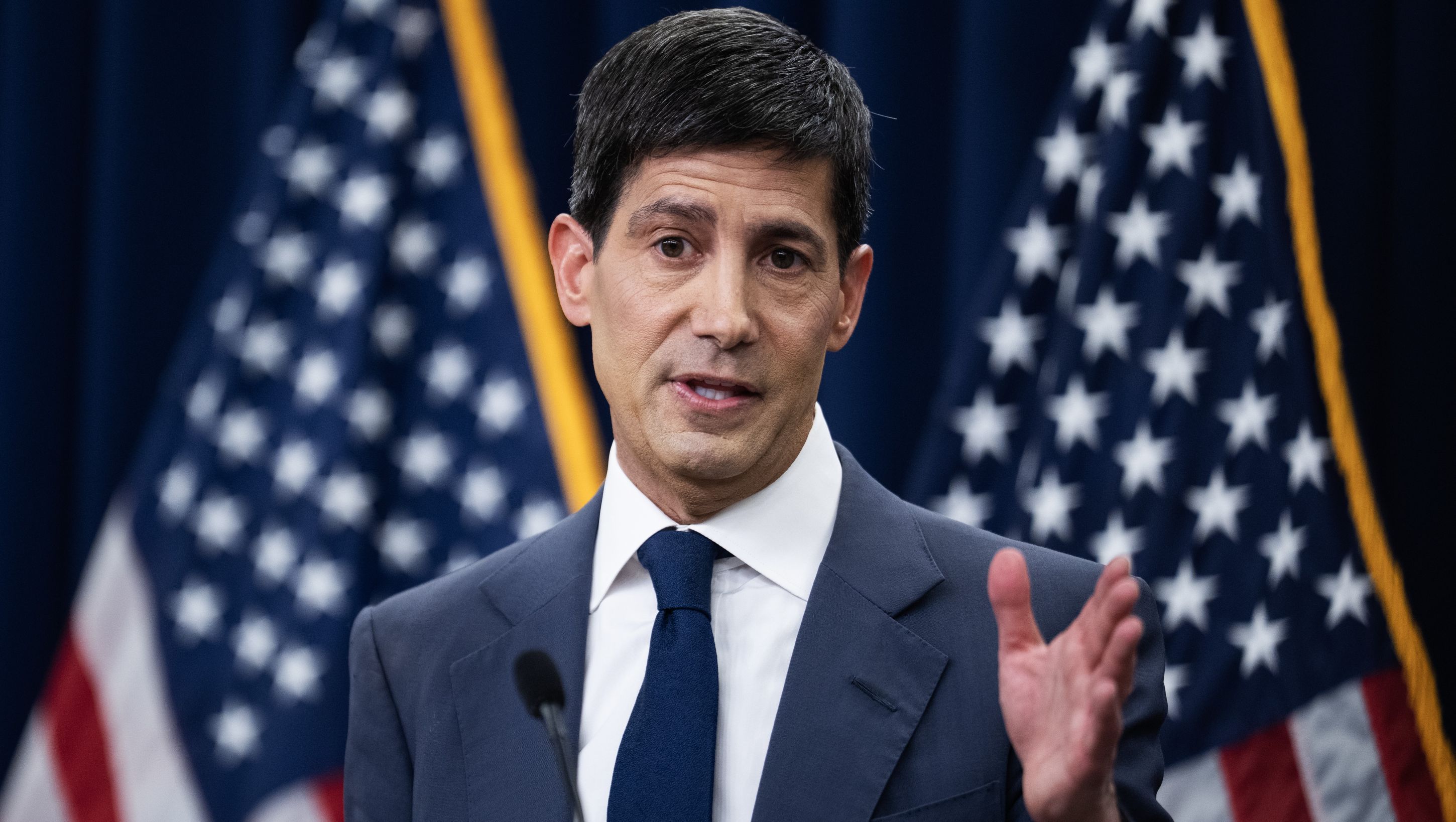 Federal Reserve Chairman Kevin Warsh conducts a news conference after a meeting of the Federal Open Market Committee on Wednesday, June 17, 2026