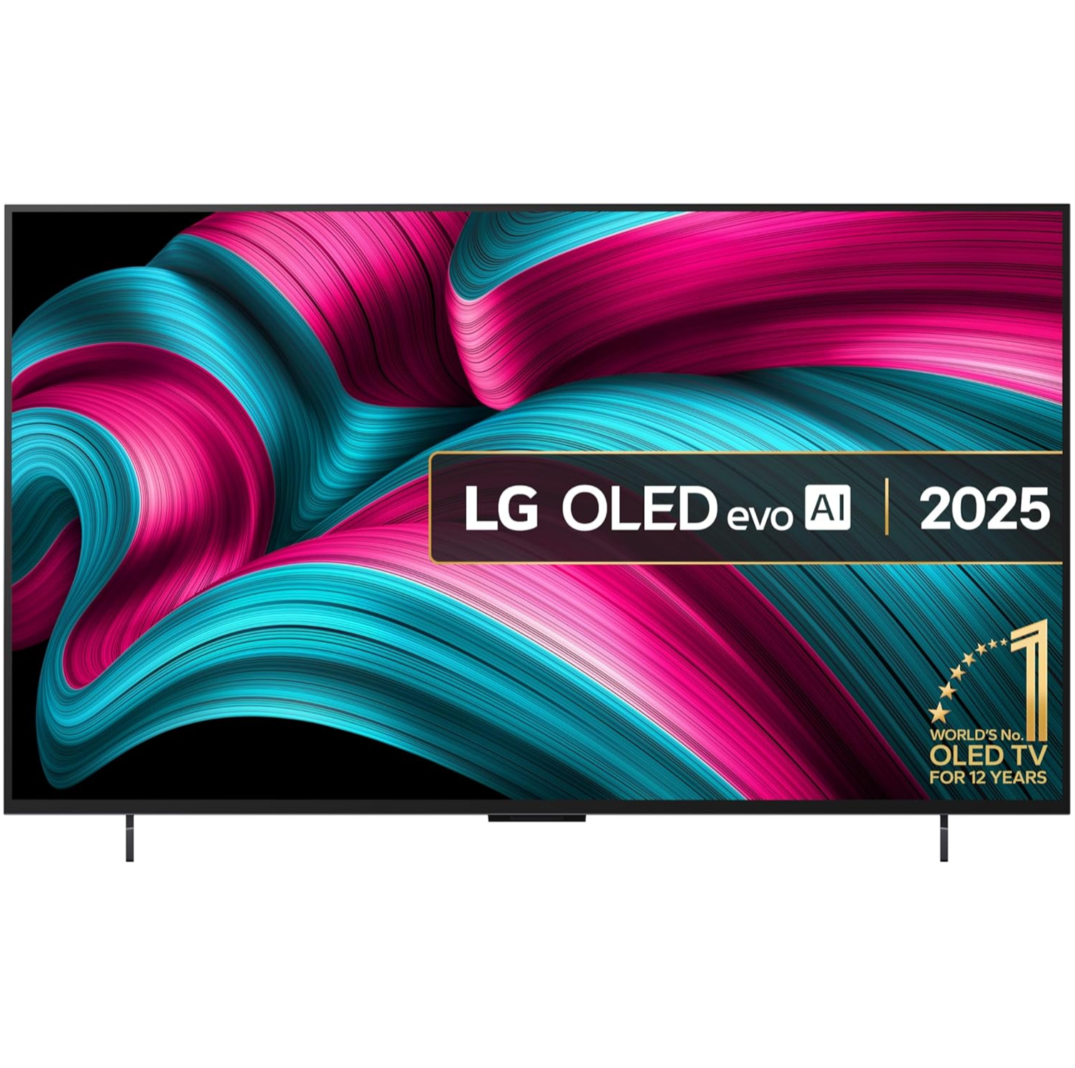 The 42-inch LG C5 OLED TV pictured against a white background