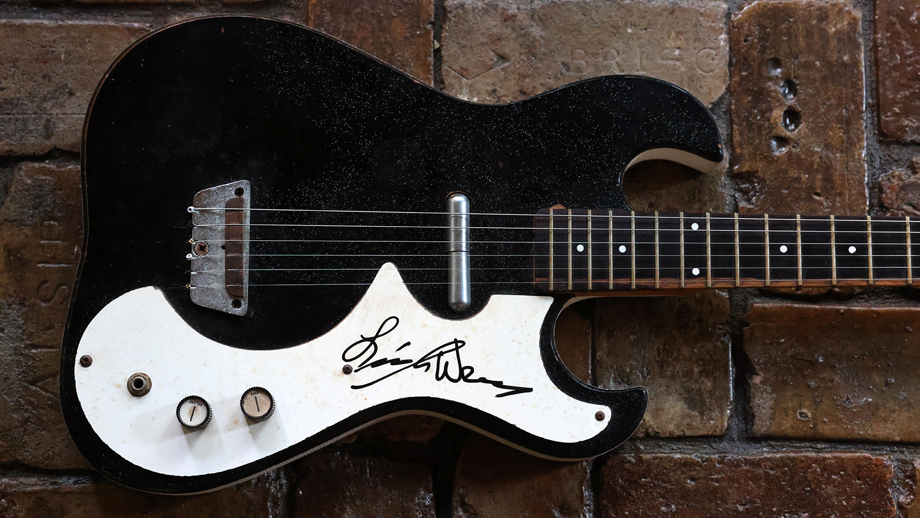 One of Robert Rodriguez&amp;rsquo;s guitars