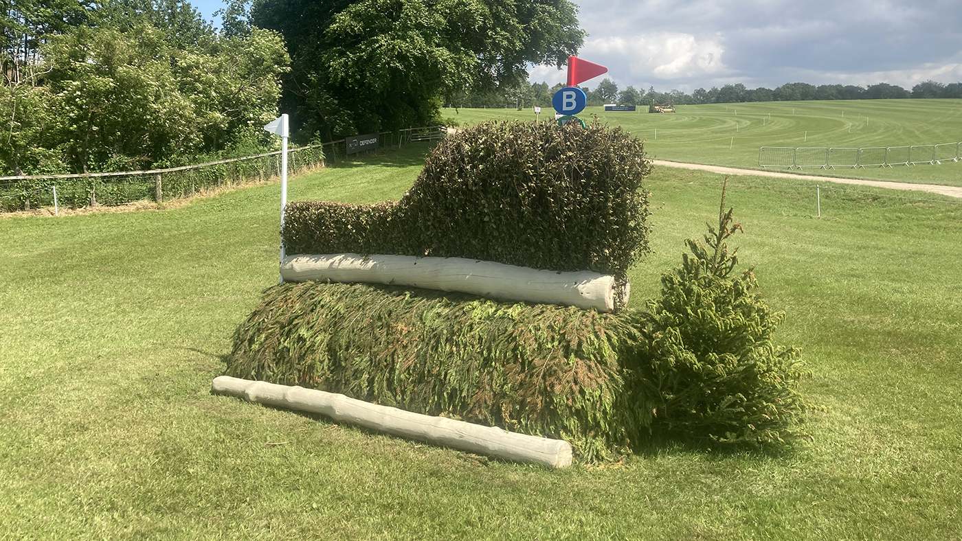 Bramham Horse Trials cross-country course fence 23b